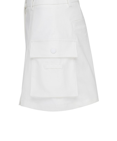 WAAC(ワック)の「WOMENS カーゴハーフパンツ(カーゴパンツ・レディース・ホワイト/ライトブルー/ライトブラウン・LARGE/MEDIUM/SMALL/X-SMALL)」の5枚目の写真