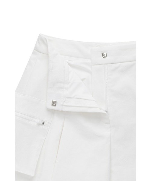 WAAC(ワック)の「WOMENS カーゴハーフパンツ(カーゴパンツ・レディース・ホワイト/ライトブルー/ライトブラウン・LARGE/MEDIUM/SMALL/X-SMALL)」の8枚目の写真