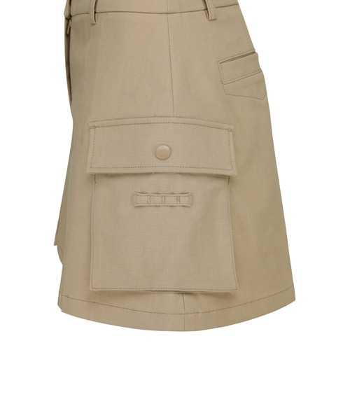 WAAC(ワック)の「WOMENS カーゴハーフパンツ(カーゴパンツ・レディース・ホワイト/ライトブルー/ライトブラウン・LARGE/MEDIUM/SMALL/X-SMALL)」の11枚目の写真