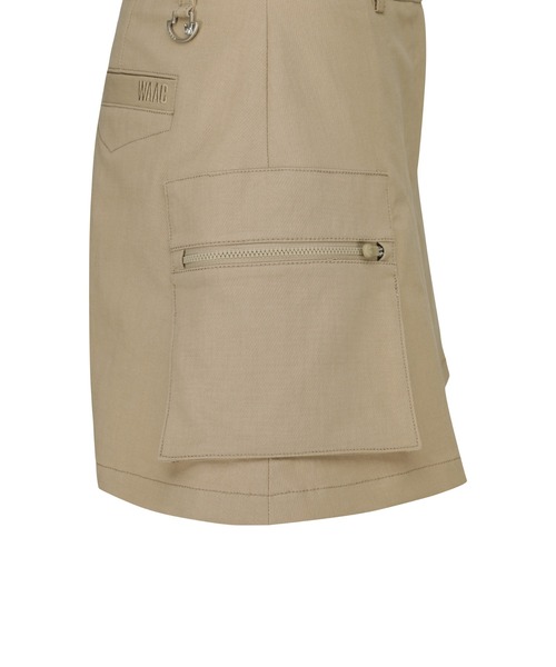 WAAC(ワック)の「WOMENS カーゴハーフパンツ(カーゴパンツ・レディース・ホワイト/ライトブルー/ライトブラウン・LARGE/MEDIUM/SMALL/X-SMALL)」の12枚目の写真