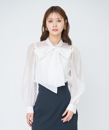 シアーボウタイブラウス」に該当するファッション通販 - ZOZOTOWN