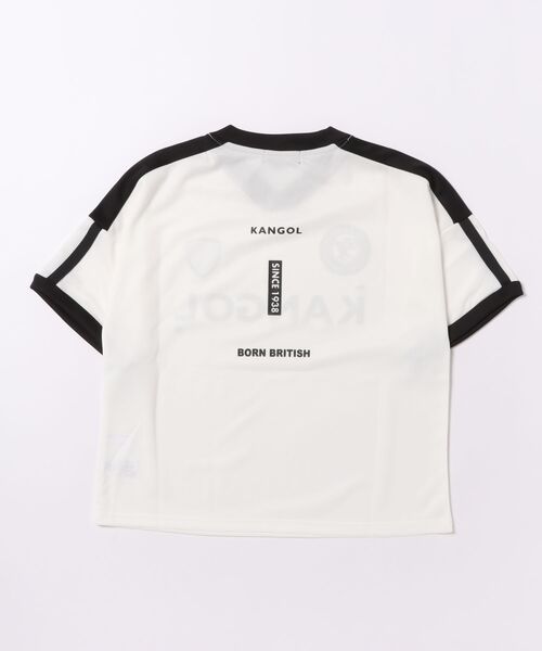 KANGOL（カンゴール）の「KANGOL DRYメッシュTシャツ（Tシャツ/カットソー・キッズ・ブラック/ホワイト・130cm/140cm/150cm/160cm）」の3枚目の写真