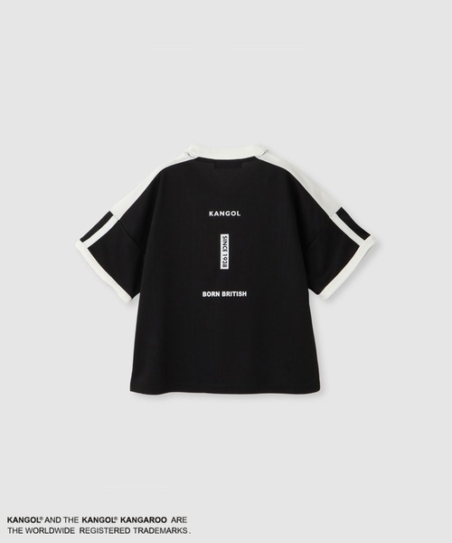 KANGOL(カンゴール)の「KANGOL DRYメッシュTシャツ(Tシャツ/カットソー・キッズ・ブラック/ホワイト・130cm/140cm/150cm/160cm)」の4枚目の写真