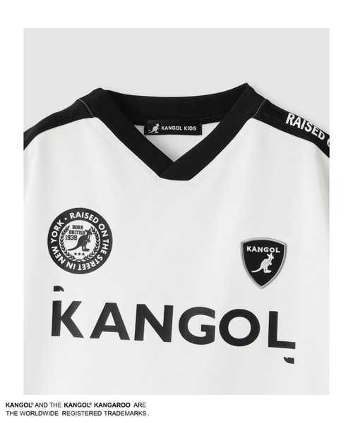 KANGOL(カンゴール)の「KANGOL DRYメッシュTシャツ(Tシャツ/カットソー・キッズ・ブラック/ホワイト・130cm/140cm/150cm/160cm)」の5枚目の写真