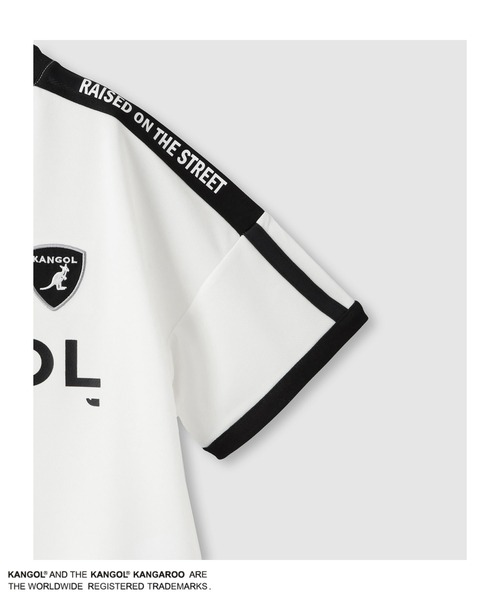 KANGOL(カンゴール)の「KANGOL DRYメッシュTシャツ(Tシャツ/カットソー・キッズ・ブラック/ホワイト・130cm/140cm/150cm/160cm)」の6枚目の写真