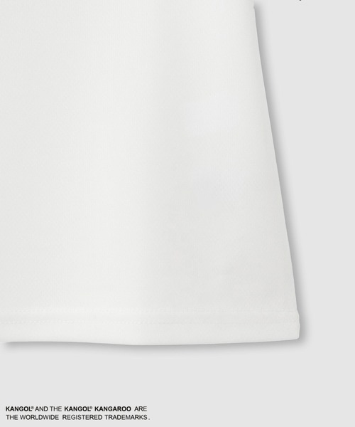 KANGOL(カンゴール)の「KANGOL DRYメッシュTシャツ(Tシャツ/カットソー・キッズ・ブラック/ホワイト・130cm/140cm/150cm/160cm)」の7枚目の写真