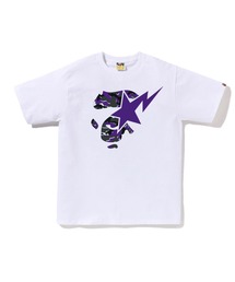 GLITCH WOODLAND CAMO APE FACE STA TEE
