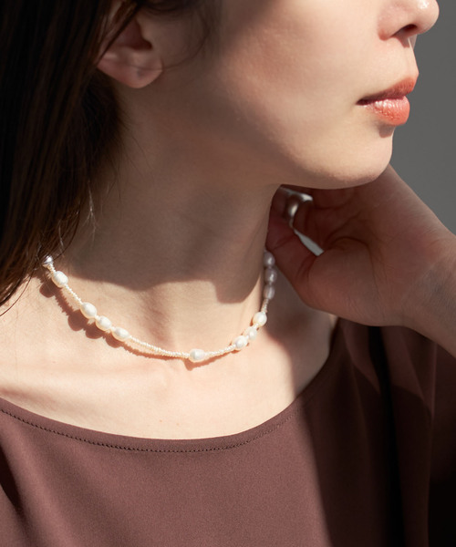 in mood/インムード BABY&RICEPRL 36cm choker