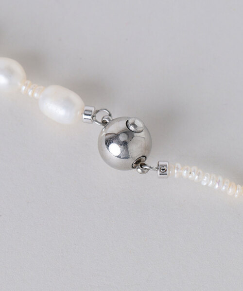 in mood（インムード）の「in mood/インムード BABY&RICEPRL 36cm choker（ネックレス・レディース・ホワイト・FREE）」の5枚目の写真