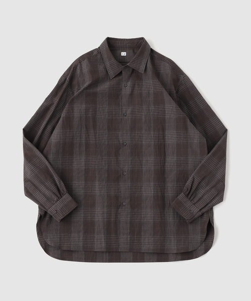 EDIFICE（エディフィス）の「ETS.MATERIAUX(マテリオ) フレンチ ワーク シャツ（シャツ/ブラウス・メンズ・ホワイト/ブラウン/ブラック/ブルー・2/3）」の3枚目の写真