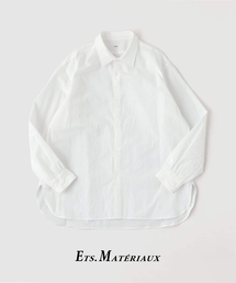 ETS.MATERIAUX(マテリオ) フレンチ ワーク シャツ