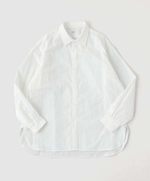 EDIFICE（エディフィス）の「ETS.MATERIAUX(マテリオ) フレンチ ワーク シャツ（シャツ/ブラウス・メンズ・ホワイト/ブラウン/ブラック/ブルー・2/3）」の2枚目の写真