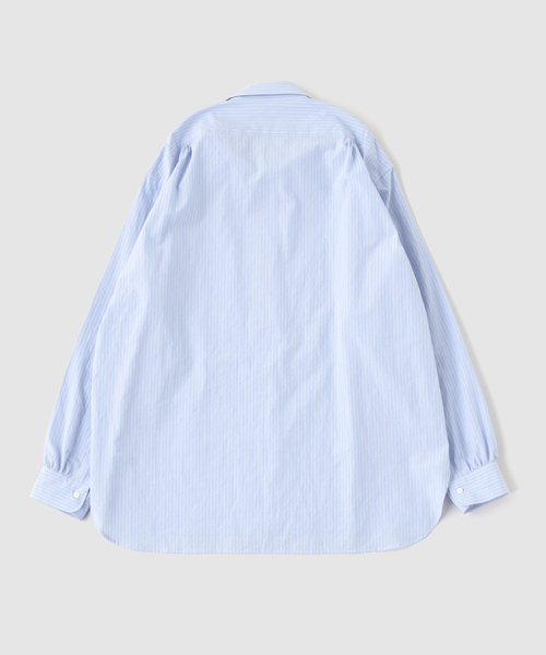 EDIFICE（エディフィス）の「ETS.MATERIAUX(マテリオ) フレンチ ワーク シャツ（シャツ/ブラウス・メンズ・ホワイト/ブラウン/ブラック/ブルー・2/3）」の5枚目の写真