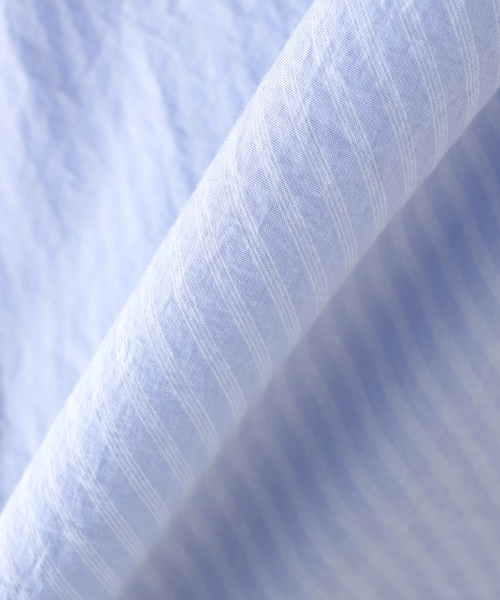 EDIFICE（エディフィス）の「ETS.MATERIAUX(マテリオ) フレンチ ワーク シャツ（シャツ/ブラウス・メンズ・ホワイト/ブラウン/ブラック/ブルー・2/3）」の9枚目の写真