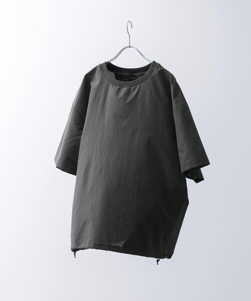 EKAL(エカル)の「『吸水速乾/通気性/軽量』DOT AIR SHORT-SLEEVE PULLOVER(Tシャツ/カットソー・メンズ・チャコールグレー/ネイビー/ブラック/ブラウン・LARGE/MEDIUM)」の3枚目の写真