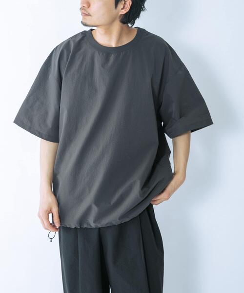 EKAL(エカル)の「『吸水速乾/通気性/軽量』DOT AIR SHORT-SLEEVE PULLOVER(Tシャツ/カットソー・メンズ・チャコールグレー/ネイビー/ブラック/ブラウン・LARGE/MEDIUM)」の5枚目の写真