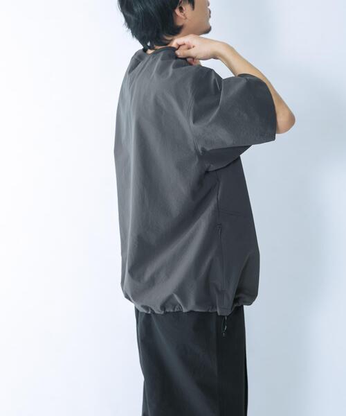 EKAL(エカル)の「『吸水速乾/通気性/軽量』DOT AIR SHORT-SLEEVE PULLOVER(Tシャツ/カットソー・メンズ・チャコールグレー/ネイビー/ブラック/ブラウン・LARGE/MEDIUM)」の6枚目の写真