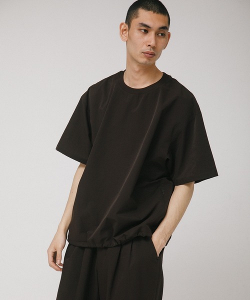 EKAL（エカル）の「DOT AIR SHORT-SLEEVE PULLOVER（Tシャツ/カットソー・メンズ・チャコールグレー/ネイビー/ブラック/ブラウン・LARGE/MEDIUM）」の3枚目の写真