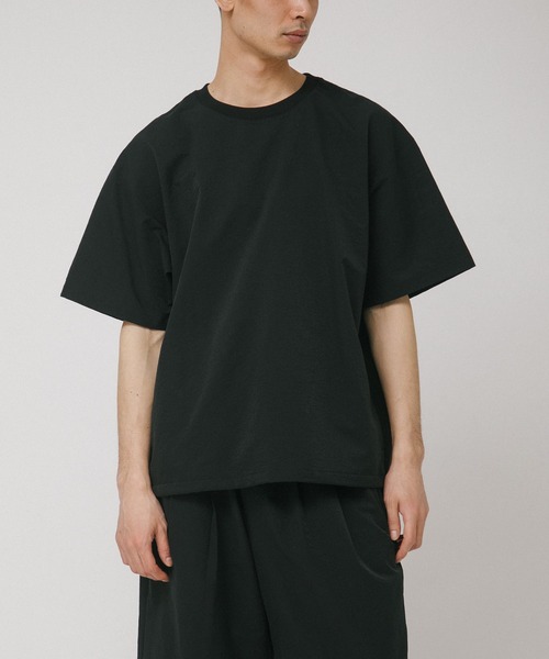 EKAL（エカル）の「DOT AIR SHORT-SLEEVE PULLOVER（Tシャツ/カットソー・メンズ・チャコールグレー/ネイビー/ブラック/ブラウン・LARGE/MEDIUM）」の5枚目の写真