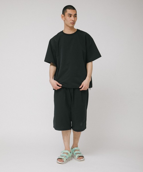 EKAL（エカル）の「DOT AIR SHORT-SLEEVE PULLOVER（Tシャツ/カットソー・メンズ・チャコールグレー/ネイビー/ブラック/ブラウン・LARGE/MEDIUM）」の9枚目の写真