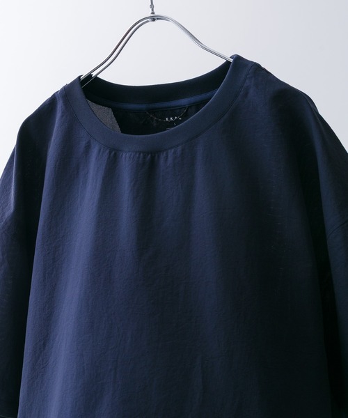 EKAL（エカル）の「DOT AIR SHORT-SLEEVE PULLOVER（Tシャツ/カットソー・メンズ・チャコールグレー/ネイビー/ブラック/ブラウン・LARGE/MEDIUM）」の21枚目の写真