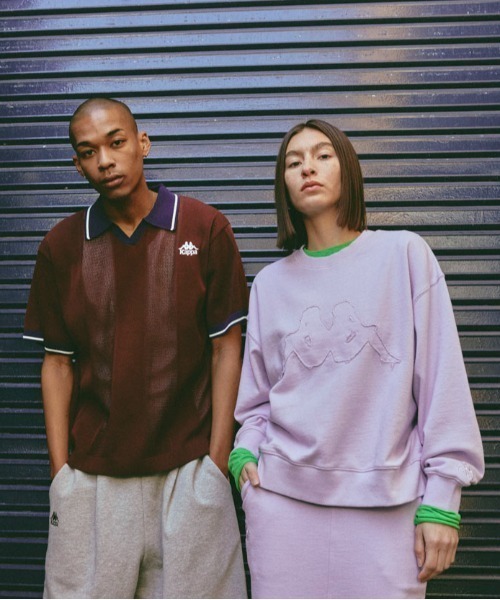 Kappa（カッパ）の「ニットゲームシャツ（ニット/セーター・メンズ・ネイビー/ブラウン系その他/オフホワイト・LARGE/X-LARGE/MEDIUM）」の6枚目の写真