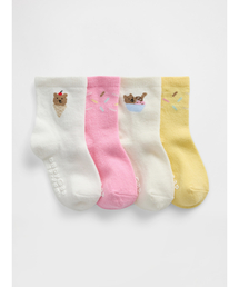 GAP(�M���b�v)�̃u���i���x�A �A�C�X�N���[�� �\�b�N�X 4���Z�b�g (�c���E�x�r�[)(�\�b�N�X/�C��)