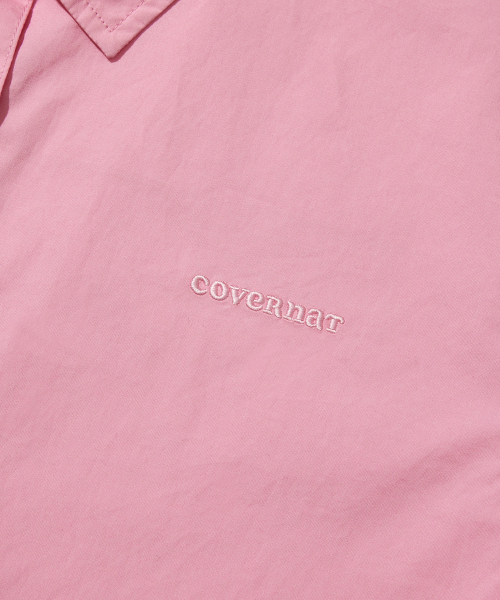 COVERNAT（カバーナット）の「ウィメンズ コットン ハーフシャツ ピンク（シャツ/ブラウス・レディース・その他・WS/WM）」の7枚目の写真