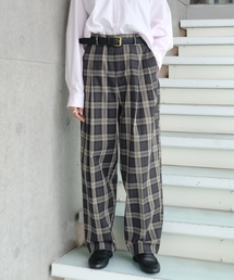 IENA | Maison IENA 別注 Nell/ネル チェックペグトップパンツ 261-202-61(スラックス)