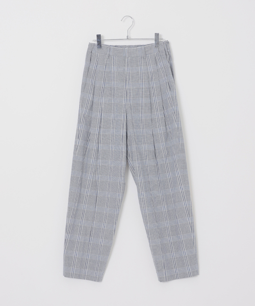 IENA（イエナ）の「Maison IENA 別注 Nell/ネル チェックペグトップパンツ 261-202-61（スラックス・レディース・カーキ・38/36）」の19枚目の写真