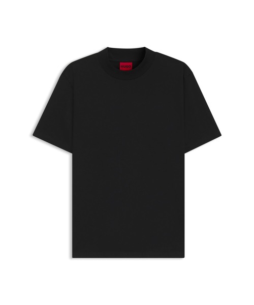 HUGO（ヒューゴ）の「スリムフィットTシャツ ストレッチコットン スタンドカラー（Tシャツ/カットソー・メンズ・ブラック/ホワイト・XXL/L/XL/S/M）」の6枚目の写真