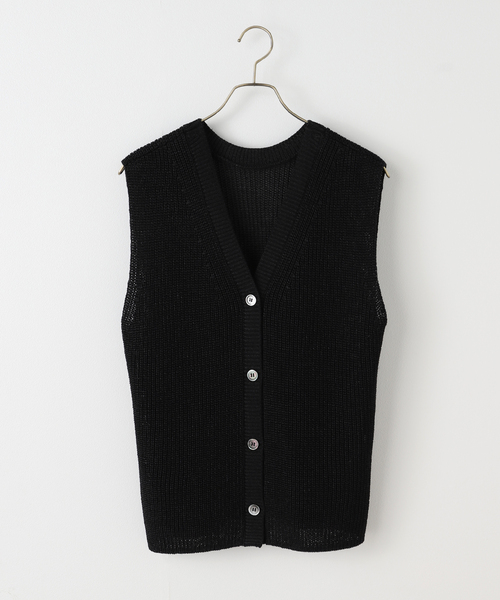 FRAMeWORK（フレームワーク）の「≪追加≫ウォッシャブルPLリネン混2WAYニット（ニット/セーター・レディース・ブラック/ベージュ・FREE）」の22枚目の写真