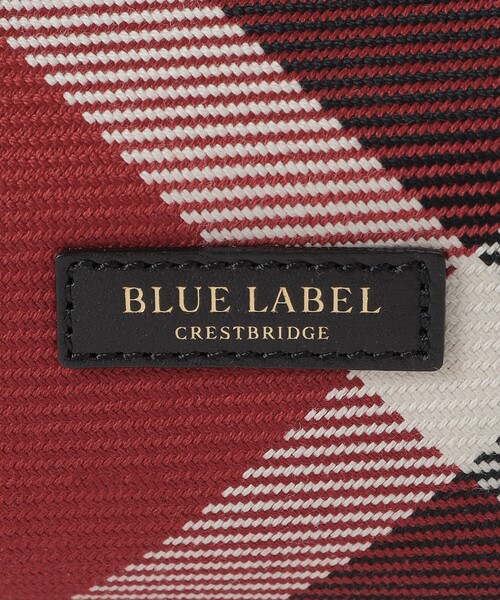 BLUE LABEL CRESTBRIDGE（ブルーレーベルクレストブリッジ）の「クレストブリッジチェックカルゼギャザーバッグ（ショルダーバッグ・レディース・レッド/パープル系その他4・FREE）」の8枚目の写真