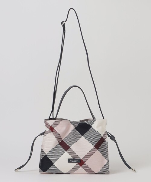 BLUE LABEL CRESTBRIDGE（ブルーレーベルクレストブリッジ）の「クレストブリッジチェックカルゼギャザーバッグ（ショルダーバッグ・レディース・レッド/パープル系その他4・FREE）」の12枚目の写真