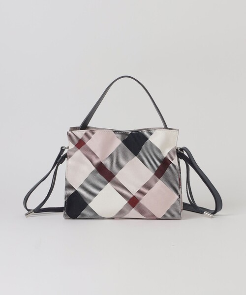 BLUE LABEL CRESTBRIDGE（ブルーレーベルクレストブリッジ）の「クレストブリッジチェックカルゼギャザーバッグ（ショルダーバッグ・レディース・レッド/パープル系その他4・FREE）」の13枚目の写真