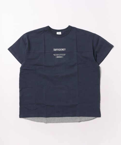 FARM(ファーム)の「セナカビックロゴTシャツ(Tシャツ/カットソー・キッズ・ブラック/ネイビー・130cm/150cm/160cm/140cm)」の2枚目の写真