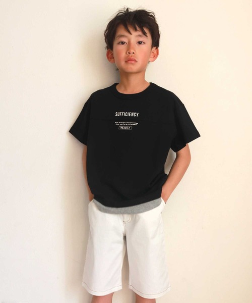 FARM(ファーム)の「セナカビックロゴTシャツ(Tシャツ/カットソー・キッズ・ブラック/ネイビー・130cm/150cm/160cm/140cm)」の5枚目の写真