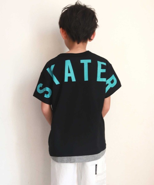 FARM(ファーム)の「セナカビックロゴTシャツ(Tシャツ/カットソー・キッズ・ブラック/ネイビー・130cm/150cm/160cm/140cm)」の6枚目の写真