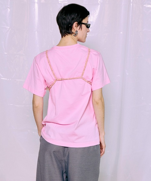 MAISON SPECIAL(メゾンスペシャル)の「【PRE-ORDER】NEBULA Logo T-Shirt/NEBULAロゴTシャツ(Tシャツ/カットソー・レディース・ホワイト/ライム/ピンク/チャコールグレー・FREE)」の18枚目の写真