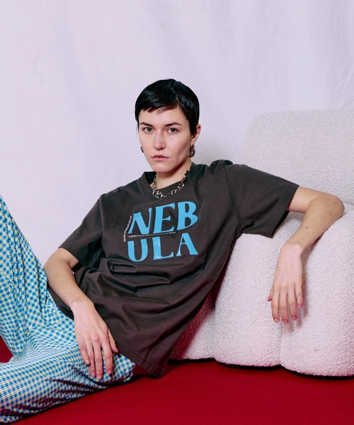 MAISON SPECIAL(メゾンスペシャル)の「【PRE-ORDER】NEBULA Logo T-Shirt/NEBULAロゴTシャツ(Tシャツ/カットソー・レディース・ホワイト/ライム/ピンク/チャコールグレー・FREE)」の19枚目の写真