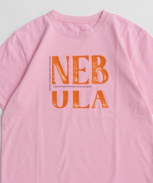 MAISON SPECIAL(メゾンスペシャル)の「【PRE-ORDER】NEBULA Logo T-Shirt/NEBULAロゴTシャツ(Tシャツ/カットソー・レディース・ホワイト/ライム/ピンク/チャコールグレー・FREE)」の5枚目の写真