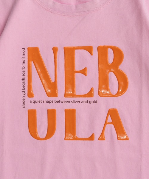 MAISON SPECIAL(メゾンスペシャル)の「【PRE-ORDER】NEBULA Logo T-Shirt/NEBULAロゴTシャツ(Tシャツ/カットソー・レディース・ホワイト/ライム/ピンク/チャコールグレー・FREE)」の7枚目の写真