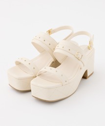 one after another NICE CLAUP | ビジューベルトキルティングサンダル(サンダル)