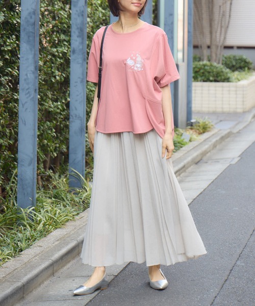 KATHARINE ROSS（キャサリンロス）の「【KATHARINE ROSS】リニッシュプリーツスカート（スカート・レディース・ブラック/ライトベージュ・MEDIUM）」の12枚目の写真