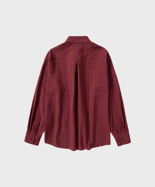 NONBLANK(ノンブランク)の「ブレンディッドチェックLSシャツ_チェリーピンク(シャツ/ブラウス・メンズ・ピンク・MEDIUM/LARGE/X-LARGE/SMALL)」の8枚目の写真