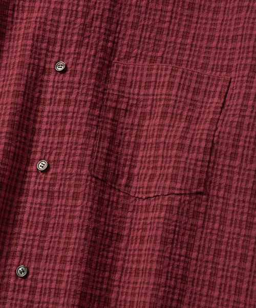 NONBLANK(ノンブランク)の「ブレンディッドチェックLSシャツ_チェリーピンク(シャツ/ブラウス・メンズ・ピンク・MEDIUM/LARGE/X-LARGE/SMALL)」の2枚目の写真