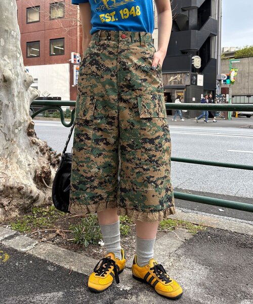 CIAOPANIC（チャオパニック）の「デジカモレースクロップドカーゴパンツ（その他パンツ・レディース・カーキ/ベージュ/ブラウン・ONE SIZE）」の17枚目の写真