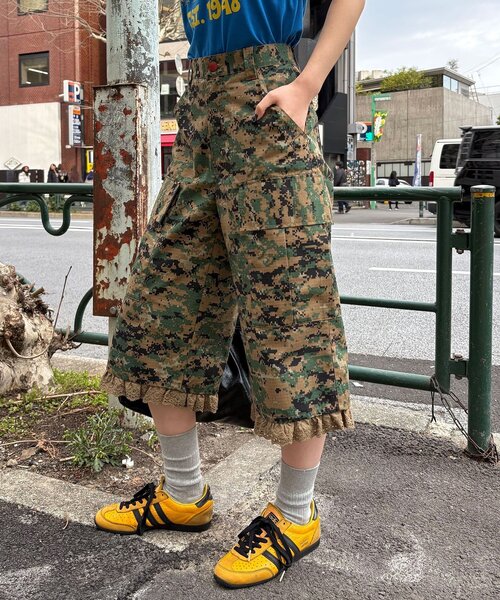 CIAOPANIC（チャオパニック）の「デジカモレースクロップドカーゴパンツ（その他パンツ・レディース・カーキ/ベージュ/ブラウン・ONE SIZE）」の18枚目の写真