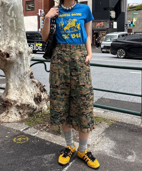 CIAOPANIC（チャオパニック）の「デジカモレースクロップドカーゴパンツ（その他パンツ・レディース・カーキ/ベージュ/ブラウン・ONE SIZE）」の20枚目の写真