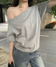 2WAY ベーシックワンショルTシャツ